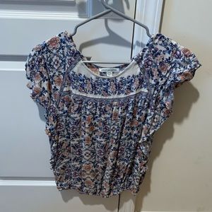 Floral crop top
